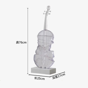 Abstract Violin Sculpture Decorfaure