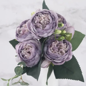 Silky Rose Gypsophila Bouquet freeshipping - Decorfaure