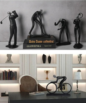 Sports Abstract Figurines freeshipping - Decorfaure