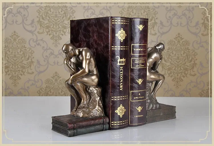 Thinking Man Bookend freeshipping - Decorfaure
