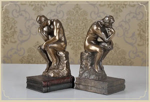 Thinking Man Bookend freeshipping - Decorfaure