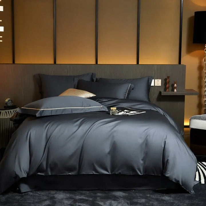 Vega Solid Color Duvet Cover set freeshipping - Decorfaure