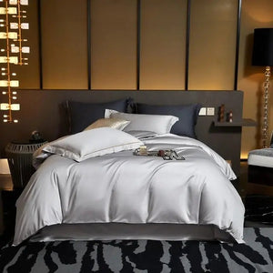 Vega Solid Color Duvet Cover set freeshipping - Decorfaure
