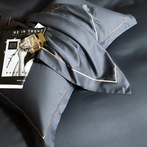 Vega Solid Color Duvet Cover set freeshipping - Decorfaure